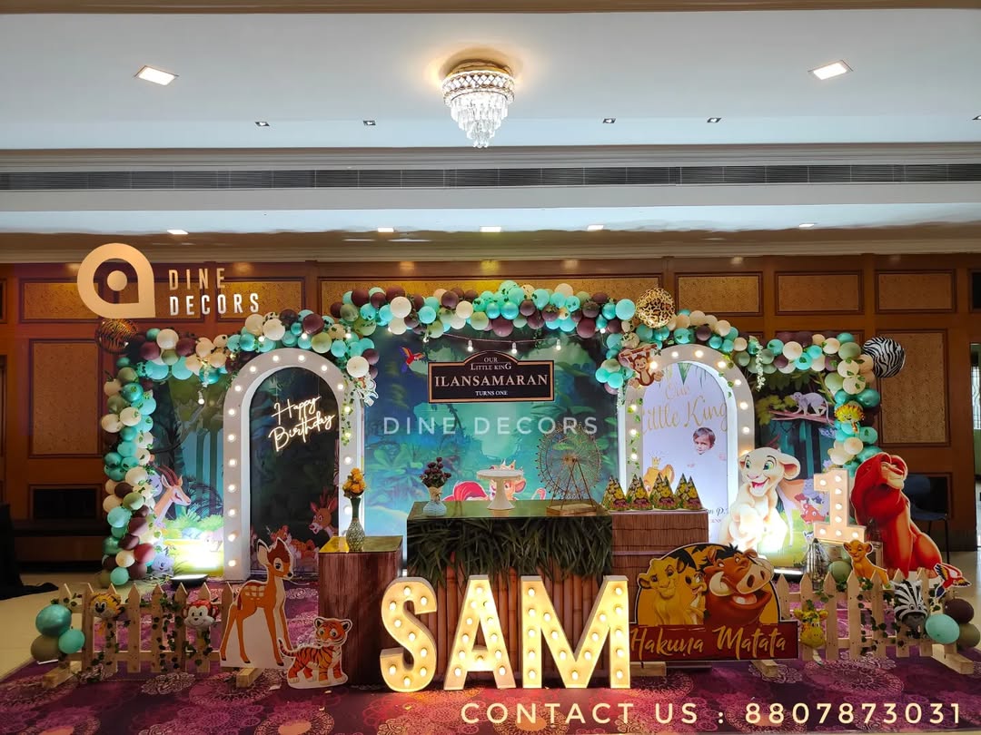 Outdoor event setup