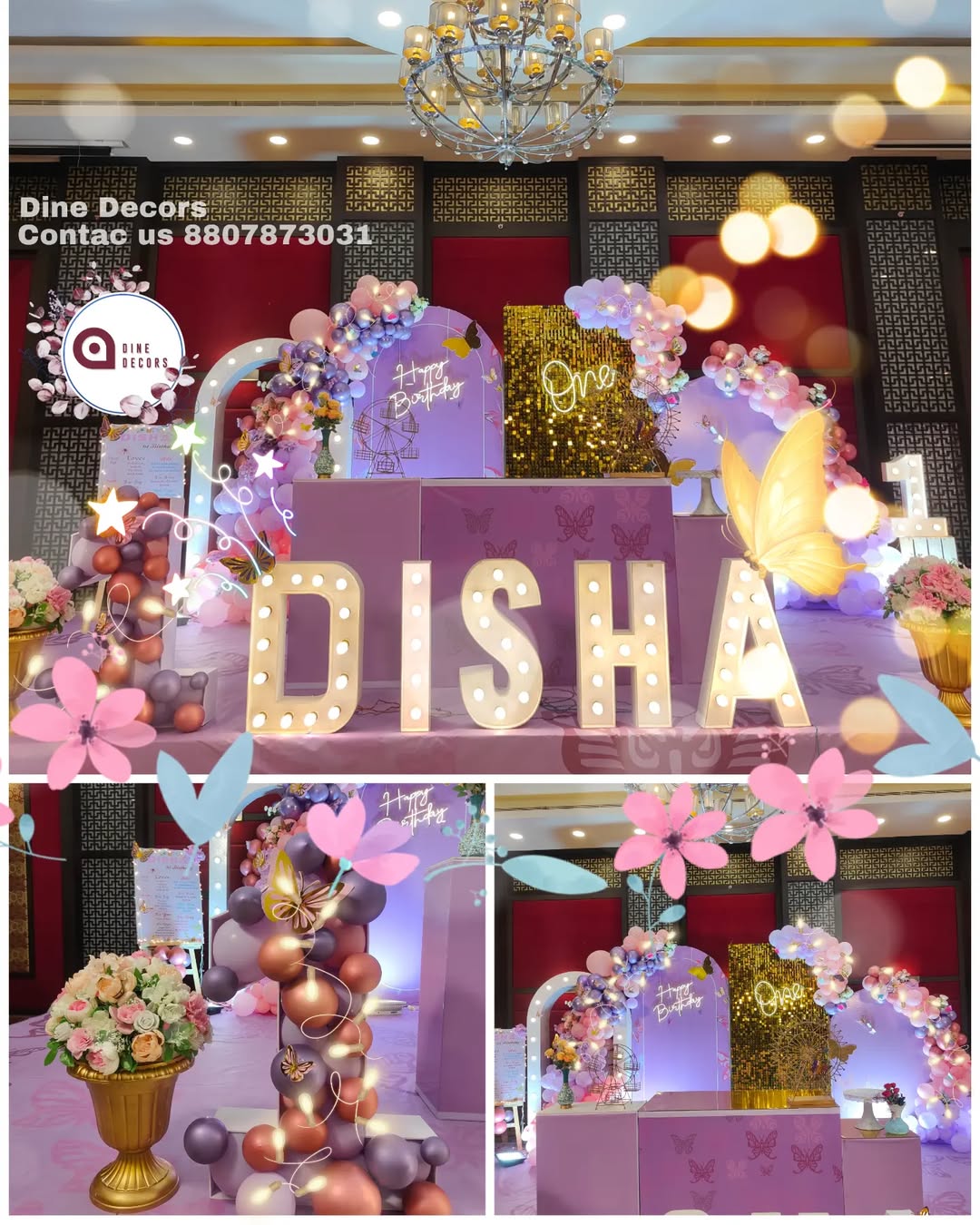 Birthday party decoration