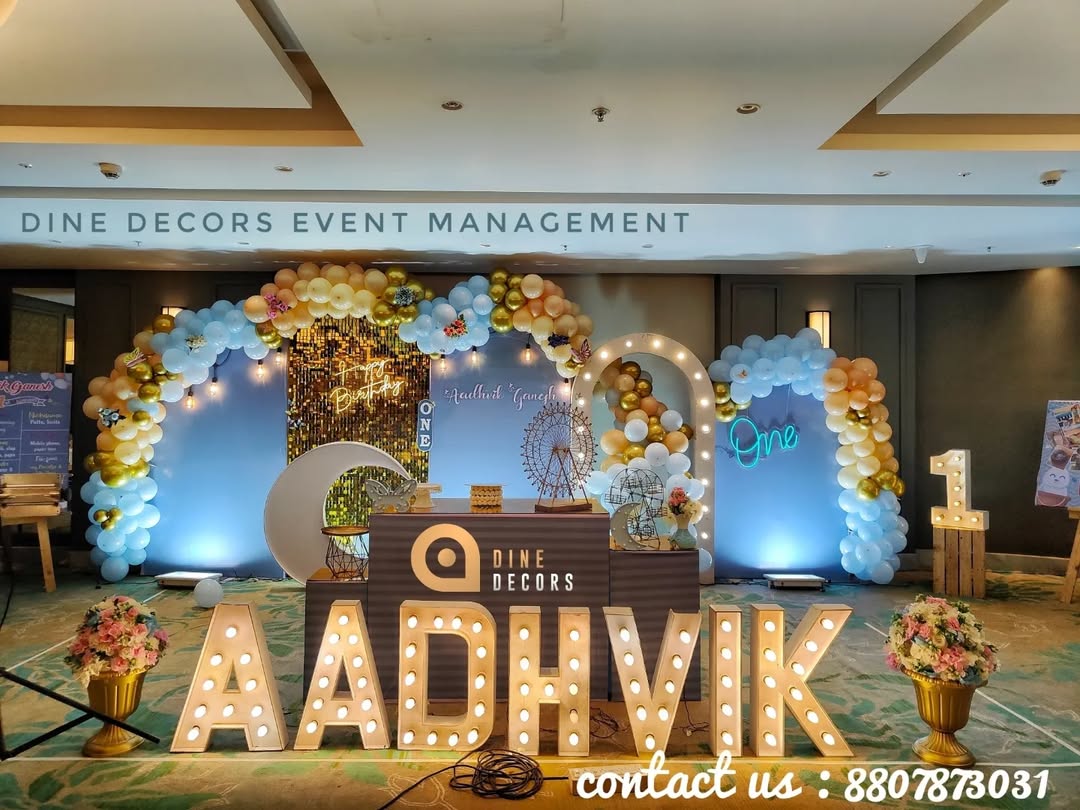 Gold theme celebration