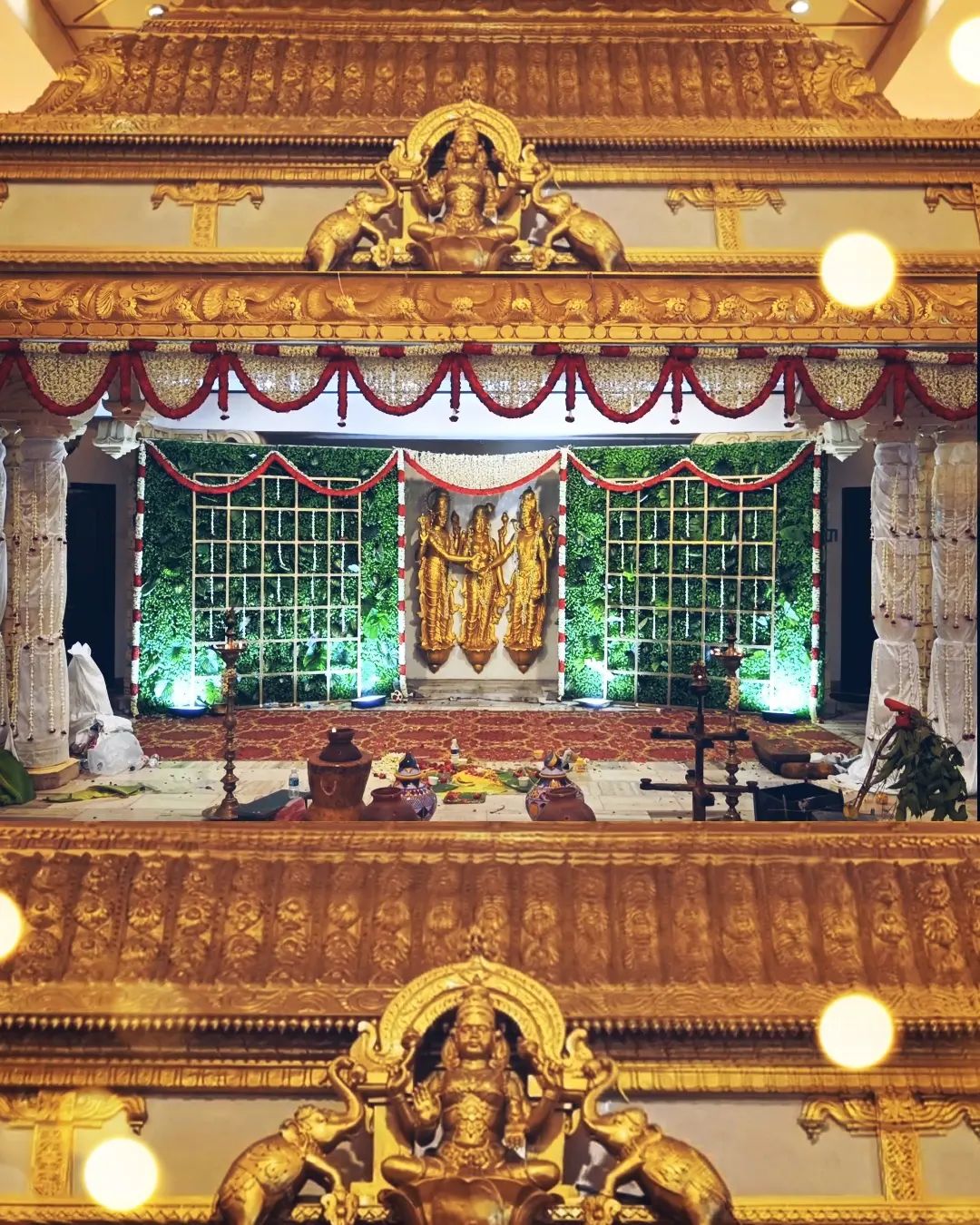 Outdoor event setup